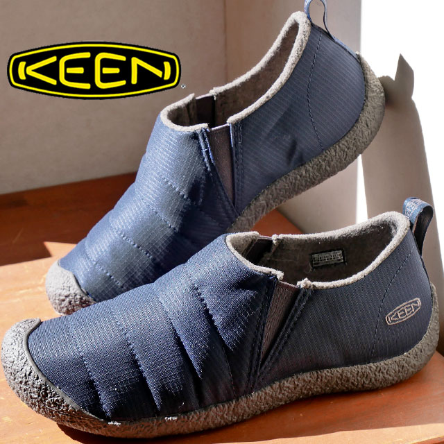 キーン KEEN メンズ スリッポン ハウザー2 リラックスシューズ アウトドア カジュアルシューズ サイドゴア 1026858 ブラックアイリス/マグネット ...