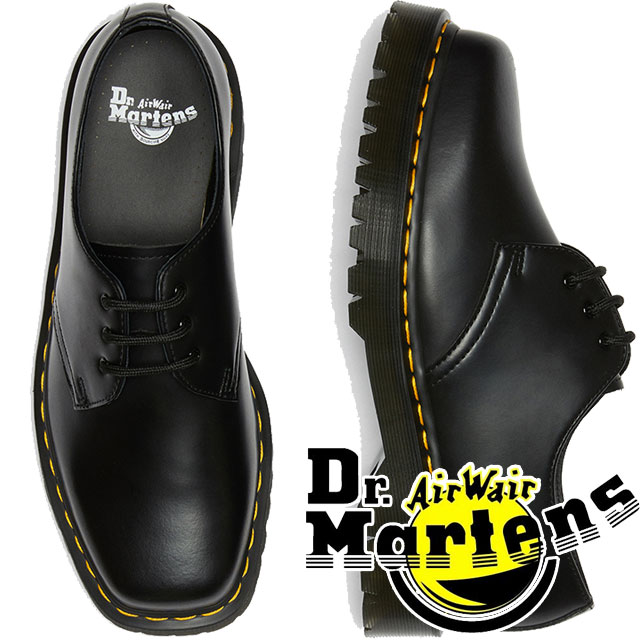 【返品交換送料無料】ドクターマーチン Dr.Martens メンズ レディース 3ホールシューズ 1461 BEX スクエア ローカット カジュアルシューズ レースアップシューズ ドレスシューズ 27875001 ブラック 黒 靴 あす楽 evid