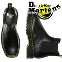 ドクターマーチン Dr.Martens メンズ レディース サイドゴアブーツ 2976 BEX スクエア チェルシーブーツ ショートブーツ カジュアルシューズ レザーブーツ 本革 27888001 ブラック 黒 靴 あす楽 evidr