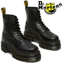 【返品交換送料無料】ドクターマーチン Dr.Martens メンズ レディース 厚底ブーツ オードリック 8ホール ブーツ 27149001 ブラック 厚底シューズ ショートブーツ カジュアルシューズ evid