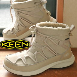 キーン スノーブーツ レディース ＼ポイント7倍／キーン KEEN レディース ウインターブーツ ユニーク スニーク チャッカ ツー ウォータープルーフ 防水 スノーブーツ ウインターシューズ ショートブーツ アウトドア 1026619 サファリ/バーチ 靴 送料無料 あす楽 evid