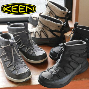 【送料無料】キーン KEEN メンズ ウインターブーツ ユニーク スニーク チャッカ ウォータープルーフ 防水 スノーブーツ ウインターシューズ ショートブーツ アウトドア 1023553 トリプルブラック 1026595 マグネット 1026594 ティンバーウルフ 靴 【あす楽】 evid