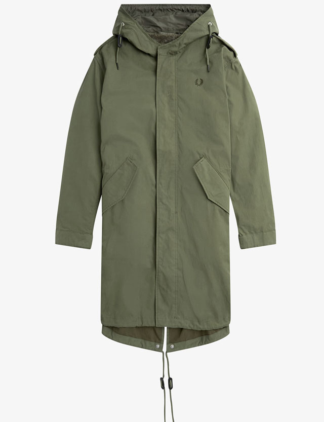 フレッドペリー メンズ コート デタッチャブル ライナー パーカージャケット アウター 長袖 フード付き トップス J4583 Q50 パーカグリーン アパレル 上着 服 送料無料 最強翌日配送 evid0