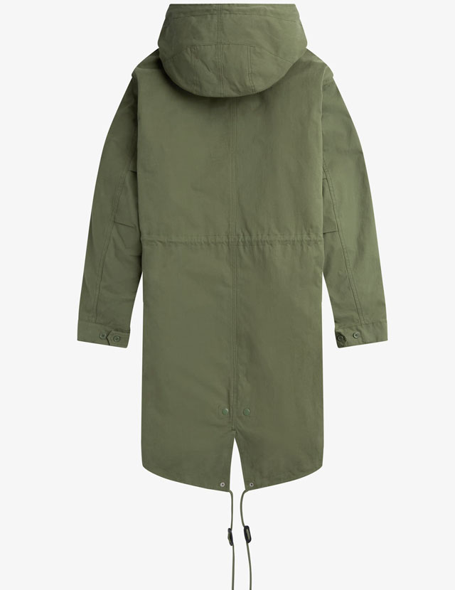 フレッドペリー メンズ コート デタッチャブル ライナー パーカージャケット アウター 長袖 フード付き トップス J4583 Q50 パーカグリーン アパレル 上着 服 送料無料 最強翌日配送 evid0