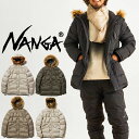 ナンガ NANGA メンズ オーロラ ダウン ハーフコート アウター ジャケット アパレル 上着 N1AX 防水 防風 保温 防寒 アウトドア 長袖 服 フード付き ファー付き 日本製 送料無料 最強翌日配送 evid