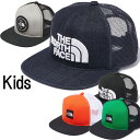 ザ・ノース・フェイス キッズ ジュニア 帽子 NNJ02311 トラッカーメッシュキャップ ベースボールキャップ 子供 男の子 女の子 ロゴ UVケア アウトドア キャンプ 調節可能 日除け 紺 黒 灰 緑 橙 送料無料 最強翌日配送 evid |5