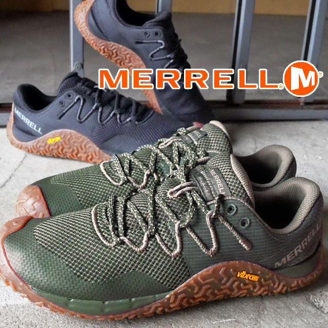 【ポイント8倍】【送料無料】メレル MERRELL スニーカー メンズ トレイル グローブ 7 靴 トレーニングシューズ ランニングシューズ ローカット J067653 ブラック/ガム J067655 パイン/ガム 【あす楽】 evidr |6