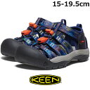 キーン KEEN 男の子 子供靴 キッズ ジュニア サンダル ニューポート H2 スポーツサンダル スポサン アウトドア 1027383 スモーキーベア/マルチ...