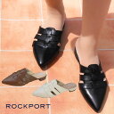 ロックポート ROCKPORT レディース ミュールサンダル トータルモーション アデリン ウーブン スライドサンダル 本革 レザーサンダル CJ0774 ブラ...