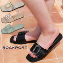 \ポイント7倍/ロックポート ROCKPORT レディース スライドサンダル イモージェン スライド フラットサンダル ミュールサンダル CJ0799 ブラック...