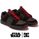 \最大10%OFFクーポン有/ディーシーシューズ DC SHOES メンズ スニーカー スターウォーズ SW リンクス ゼロ コラボモデル ローカット カジュアルシューズ DM232114 XKKR ブラック/ブラック/レッド 黒 ダークトルーパー 靴 送料無料 最強翌日配送 evid2