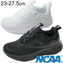 \ポイント8倍/NCAA エヌシーエーエー メンズ レディース スニーカー NM0310 靴 カジュアルシューズ ブラック ホワイト 真っ白スニーカー 白靴 ロ...