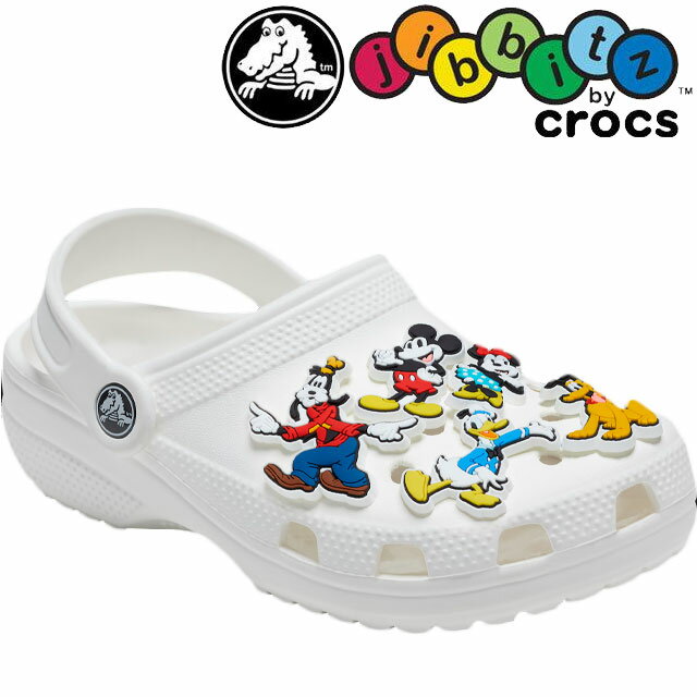 クロックス crocs ジビッツ Jibbitz ディズニー ミッキーフレンズ 5Pack 5個セット アクセサリー シュ..