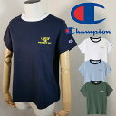 チャンピオン Champion Tシャツ レディース CW-X313 ウィメンズ ショートスリーブ ティーシャツ カットソー クルーネック 丸首 半袖 アパレル シンプル カジュアル 綿100％ 白 水色 紺 緑 evid m-sg メール便送料無料