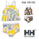 ヘリーハンセン HELLY HANSEN 水着 キッズ ジュニア 女の子 ビーチプリントガールズビキニ スイムウェア セパレートタイプ 子供用 女子 HJ723...