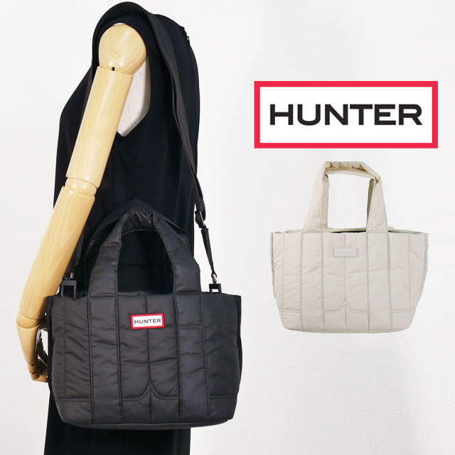 ＼ポイント8倍／ハンター HUNTER メンズ レディース トートバッグ U パファー イントレピッド ミニトート 2WAY バッグ 斜め掛け 肩掛け UBS1167KBM BAG かばん バック 旅行 フェス 鞄 送料無料 あす楽 evid