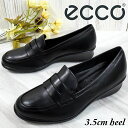 \ポイント7倍/エコー ecco ローファー レディース フェリシア ペニーローファー ウェッジソール カジュアルシューズ スリッポン レザーシューズ 本革 2...
