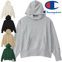 ＼ポイント7倍／チャンピオン Champion パーカー レディース CW-Y104 ウィメンズ フーデッドスウェットシャツ プルオーバー スエット トップス フーディ フード付き アパレル 長袖 服 シンプル 白 灰 黒 緑 ベージュ 送料無料 あす楽 evid