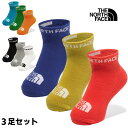 ザ・ノース・フェイス 靴下 男の子 女の子 キッズ NNJ82310 靴下 キッズアンクル 3P ソックス 3足組 3足セット 3色セット 子供用マルチカラー ...