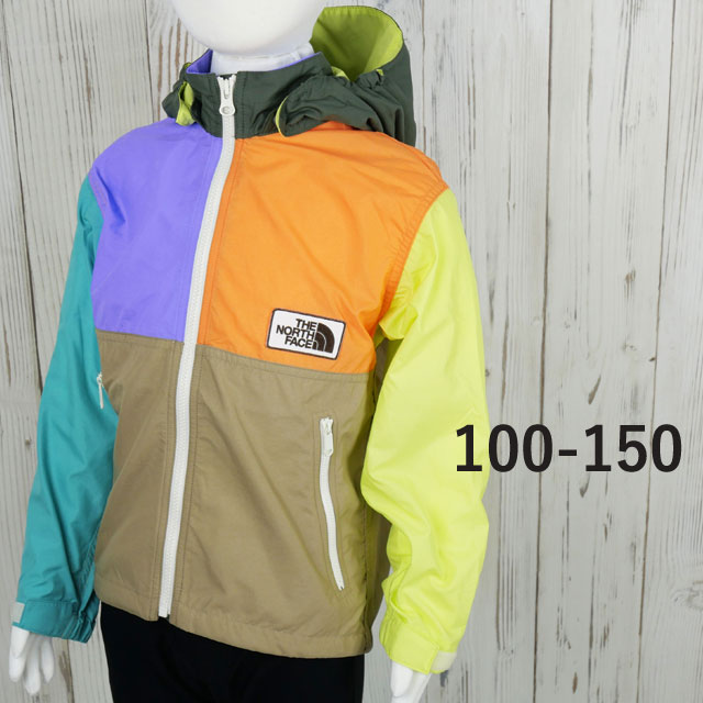 \最大5%クーポン有/ザ・ノース・フェイス ウインドブレーカー キッズ ジュニア グランドコンパクトジャケット 長袖 アウター フード付き 上着 トップス アウ...