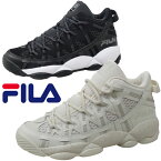 \ポイント10倍/フィラ 厚底 スニーカー メンズ スタックハウス スパゲティ パラコード カジュアルシューズ ハイカット ダッドシューズ 101 オフホワイト 1BM02427 003 ブラック 黒 ジェリー・スタックハウス 靴 送料無料 最強翌日配送 evid o-sg