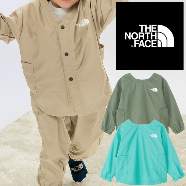 ■商品説明 ザ・ノースフェイス|THE NORTH FACE NPB72302 ベビー トップス GA (ガイザーアクア) KT (ケルプタン) TG (タイムグリーン) ※こちらは専用梱包材なしの商品のみのお届けとなります。 土遊びや収穫体験など、たっぷり土や水に触れるシーンで活躍するスモック。 一方がクルーネック、反対側は着脱が簡単な ドットボタンのVネック仕様で、どちらを前にしても着用ができます。 軽くて丈夫なナイロン生地にはっ水加工を施しており、 洗濯も手軽にできるイージーケア。 両面とも左胸にロゴ刺繍を配置。 両サイドのポケットはどちらの面からもアクセスがしやすい位置です。 静電気の発生を抑える静電ケア設計を採用。 UVケア（UPF15-30、紫外線遮蔽率85％以上）機能付きです。 Function ロゴ刺繍／ドットボタン仕様／記名ラベル付き 【検索用キーワード】 ギフト Gift プレゼント PRESENT 子供の日 通園 幼稚園 保育園 誕生日 バースデー クリスマス 贈り物 女の子 男の子 お揃い リンクコーデ 兄弟 姉妹 ボーイズ ガールズ 男児 女児 birthday ユニセックス フェス アウトドア トラベル 旅行 合宿 林間学校 ハイキング 登山 山登り キャンプ グランピング 外遊び エメラルドグリーン 青緑 ガイザーアクア BEIGE ベージュ KHAKI カーキグリーン タイムグリーン GREEN ■素材 NORTHTECH Cloth ECO（ナイロン100％） ■商品カテゴリ THE NORTH FACE ザ ノースフェイス はこちら THE NORTH FACE ザ ノースフェイス 子供 はこちら ジュニア＆キッズ＆ベビー はこちら メーカー希望小売価格はメーカーカタログに基づいて掲載しています UADD　　「SK」ザ・ノースフェイス THE NORTH FACE 土遊びや収穫体験など、たっぷり土や水に触れるシーンで活躍するスモック。 一方がクルーネック、反対側は着脱が簡単な ドットボタンのVネック仕様で、どちらを前にしても着用ができます。 軽くて丈夫なナイロン生地にはっ水加工を施しており、 洗濯も手軽にできるイージーケア。 両面とも左胸にロゴ刺繍を配置。 両サイドのポケットはどちらの面からもアクセスがしやすい位置です。 静電気の発生を抑える静電ケア設計を採用。 UVケア（UPF15-30、紫外線遮蔽率85％以上）機能付きです。 ■商品カテゴリ THE NORTH FACE ザ ノースフェイス はこちら THE NORTH FACE ザ ノースフェイス 子供 はこちら ジュニア＆キッズ＆ベビー はこちら