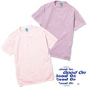 グッドオン Tシャツ メンズ ショートスリーブクルーTシャツ レディース 半袖 ティーシャツ トップス カットソー ウェア アパレル クルーネック GOST-701 P-サクラ P-バイオレット 丸首 服 メール便送料無料 evid |2