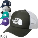 ザ・ノース・フェイス 帽子 キッズ ジュニア NNJ02409 ロゴメッシュキャップ 子供サイズ ロゴ プリント アウトドア フェス キャンプ ベースボールキャップ 野球帽 アパレル サイズ調整可能 バックスナップ 緑 紫 紺 灰 カーキ 送料無料 evid o-sg |5 最強配送
