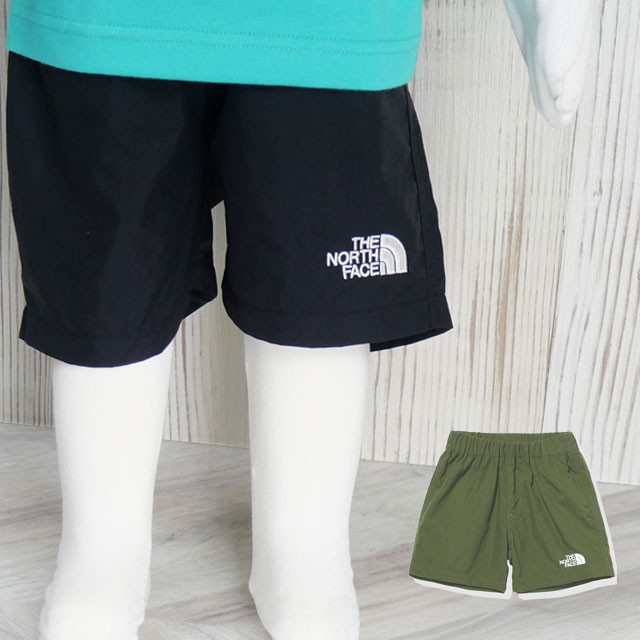 ＼ポイント8倍／ザ・ノースフェイス ショートパンツ ベビー 男の子 クラス ファイブ ショート 撥水 キッズ ズボン ボトムス 水陸両用パンツ UVケア 短パン 水遊び ショーパン アウトドア NBB42430 ブラック 黒 タイムグリーン 子供服 メール便送料無料 evidr |2のサムネイル