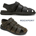 ロックポート|ROCKPORT サンダル メンズ グルカサンダル 本革 靴 黒 レザーサンダル ブラック ダーウィン フィッシャーマン コンフォートサンダル ブ...