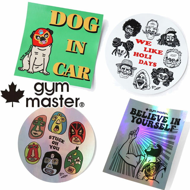 ＼ポイント7倍／ジムマスター 小物・アクセサリー G799649 ジムっ子 ステッカー ロゴ シール 雑貨 キャンプ アウトドア sticker グラフィック デザイン 覆面犬 パグ おじさん おばさん 笑顔 覆面レスラー 最強翌日配送 evid