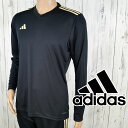 アディダス トレーニングウエア メンズ IN0218 ENTRADA22 ジャージー Tシャツ 長袖 スポーツウェア ロングティーシャツ トップス Vネック ジ...