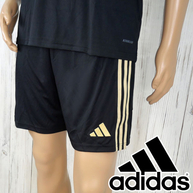 ＼ポイント8倍／アディダス トレーニングパンツ メンズ IA0418 ENTRADA22 ショートパンツ ジャージ 半ズボン トレーニングウェア スポーツウェア ボトムス 短パン ライン 運動 シンプル 黒 金 ロゴ 刺繍 メール便送料無料 evid o-sg