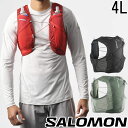 \ポイント7倍/サロモン ランニングベスト メンズ ACTIVE SKIN 4 レディース バッグ アウトドア 4L リュック トレイルランニング フラスク付 ...
