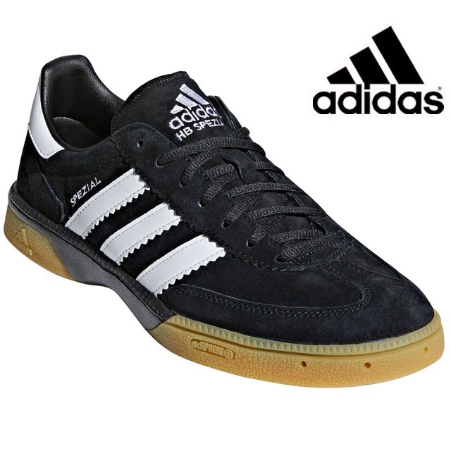 アディダス スニーカー メンズ スペツィアル ハンドボールシューズ 黒 コートシューズ ドッジボール インドア スポーツ ブラック M18209 送料無料 最強...