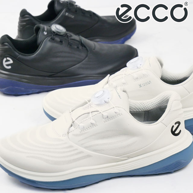 \ポイント8倍/エコー ゴルフシューズ メンズ GOLF LT1 防水 ローカット スパイクレス スニーカー BOAフィットシステム カジュアルシューズ 132...