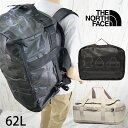 \ポイント7倍/ザ・ノース・フェイス ダッフルバッグ メンズ NM82378 ベースキャンプ ボイジャーライト 62L リュック ショルダーバッグ ボストンバッ...