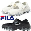フィラ 厚底 スニーカー レディース 2025 春夏 新作 OAKMONT RECOVER 2WAY ローカット アウトドア カジュアルシューズ FILA 靴