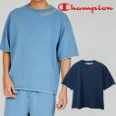 \最大10%OFFクーポン有/チャンピオン Tシャツ トップス メンズ C3-B011 ショートスリーブスウェットシャツ レディース スウエットティー 半袖 ハ...