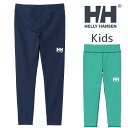 ヘリーハンセン ラッシュガード キッズ ジュニア HJ82418 K HHラッシュガードパンツ UVプロテクト 子供 水着 長ズボン ボトムス 耐塩素 海 スパ...
