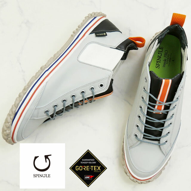 【返品交換送料無料】スピングル ゴルフスニーカー 防水 ミッドカット メンズ ゴルフシューズ 本革 ゴアテックス スパイクレス 日本製 ゴルフコース ラウンド ...