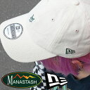 \最大5%クーポン有/マナスタッシュ 帽子 メンズ NEW ERA×MANASTASH 9TWENTY ミニ ロゴ ヘンプ キャップ コラボモデル レディース ...