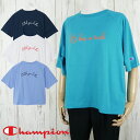 チャンピオン Tシャツ レディース ラグランショートスリーブ カットソー クルーネック アパレル コットン100% アメカジ ウェア CW-B314 370 ネ...