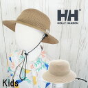 ヘリーハンセン 帽子 キッズ ジュニア HCJ92501 サマーロールハット 麦わら帽子 アウトドア キャンプ フェス 紫外線対策 日よけ あご紐 アパレル ブ...