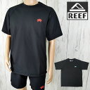 リーフ ショートスリーブ Tシャツ メンズ RFTEM2521 半袖 ラッシュガード ブラックエディション ラッシュ S/S Tシャツ ティーシャツ サーフィン...