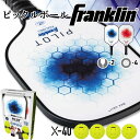 \最大500円クーポン有/フランクリン ピックルボール メンズ パドル2本&ボール4個セット ラケット レディース レジャー用 スポーツ アウトドア パイロット...