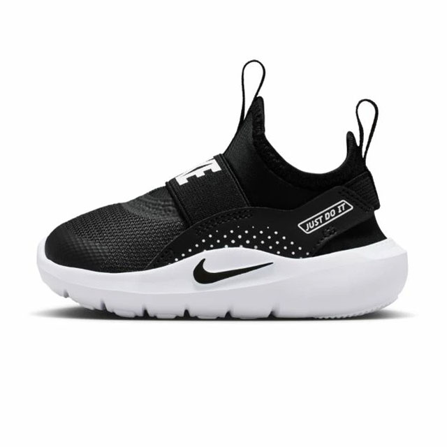 ナイキ スリッポン キッズ 男の子 フレックス ランナー 4 (TD) ベビー 女の子 ローカット ベビーシューズ IF2895 002 ブラック/ブラック-ホワイト 子供靴 送料無料 最強翌日配送 evid |5