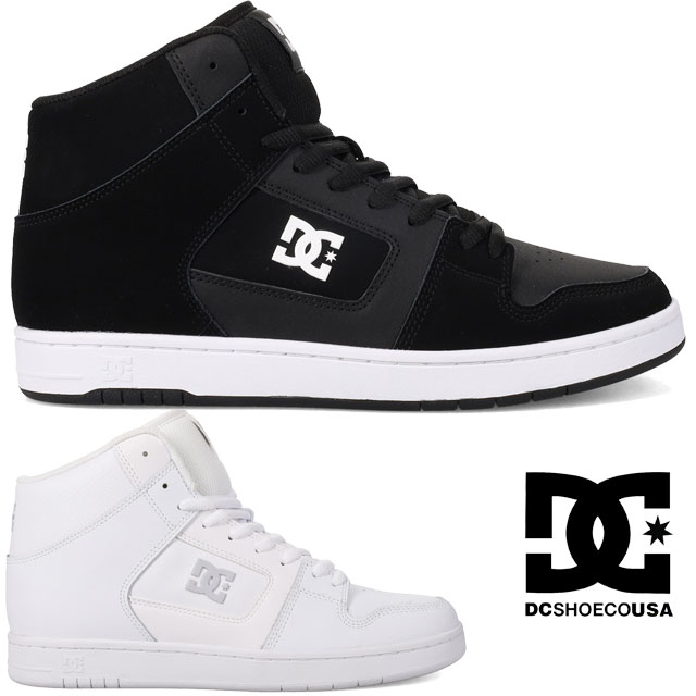 ディーシーシューズ DC SHOES ハイカット スニーカー レディース マンテカ 4 ハイ メンズ カジュアルシューズ DM005011 BKW ブラック/ホワイト 黒 HHB ホワイト/ホワイト/グレー 白 靴 送料無料 最強翌日配送 evidr