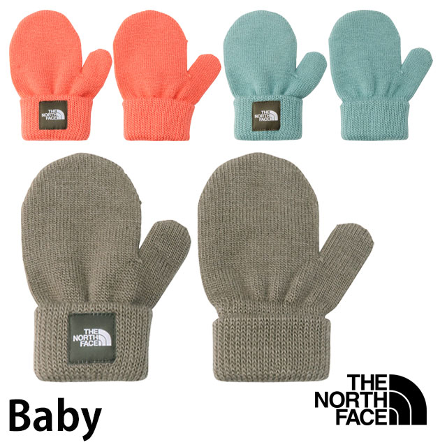 \最大1000円クーポン有/ザ・ノース・フェイス 手袋 キッズ ベビー NNB62334 ニットミット 子供 防寒 通園 赤ちゃん アウトドア アパレル 小物 ...
