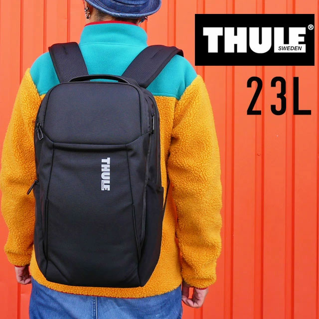 スーリー アクセント バックパック メンズ 3205381 レディース 23L デイパック リュックサック ノートパソコン BAG タブレット PCスリーブ サングラス 通勤 通学 収納 多機能 ブラック 黒 TACBP2116 送料無料 evid